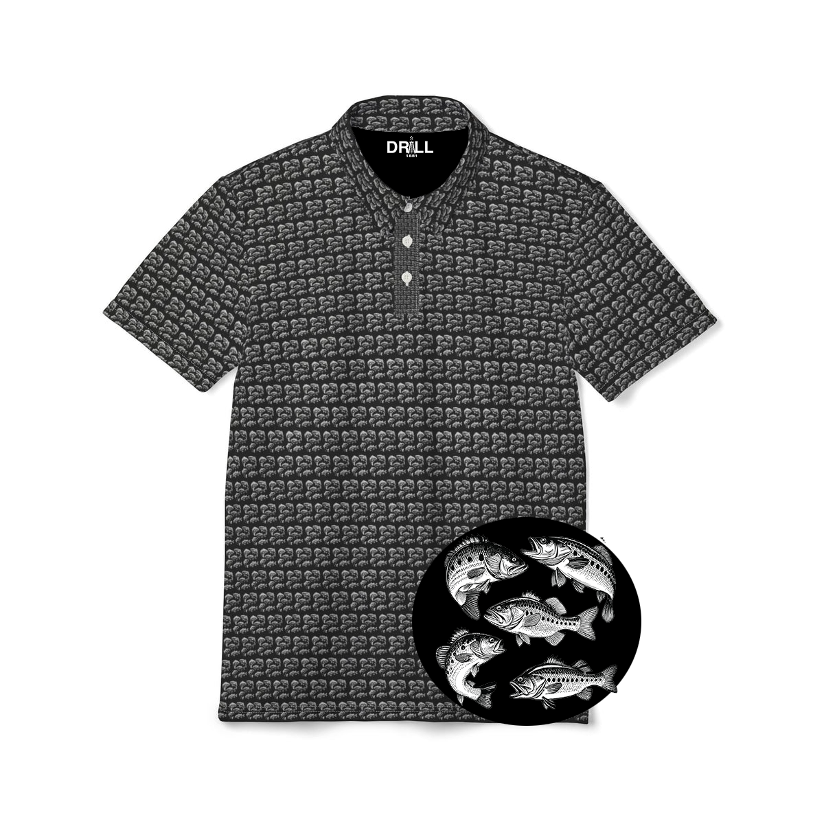5 Fish - Stylish Men's Polo Shirt