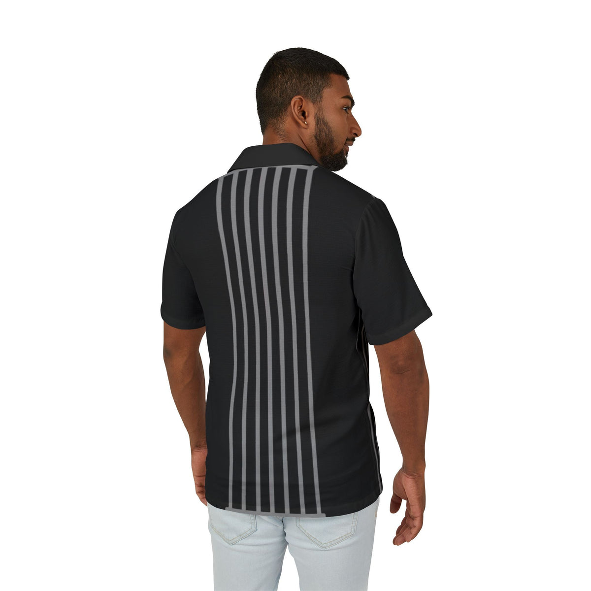 Black Flammable - Men's Camp Shirt